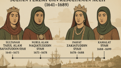 Sultanah, Empat Perempuan Perkasa Aceh yang Berkuasa